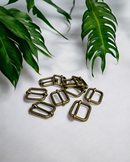 Heavy Gauge 1" Sliders (Pack of 4) – Antique Brass Finish