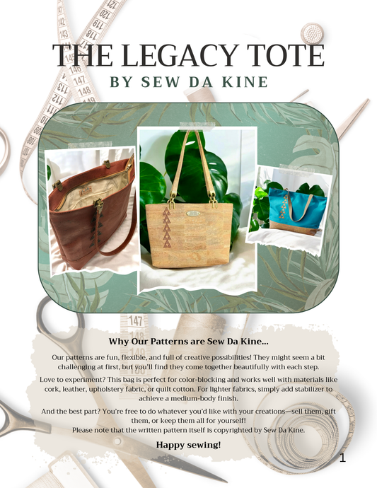 The Legacy Tote & Legacy Jr. Tote PDF Pattern – Beginner-Friendly